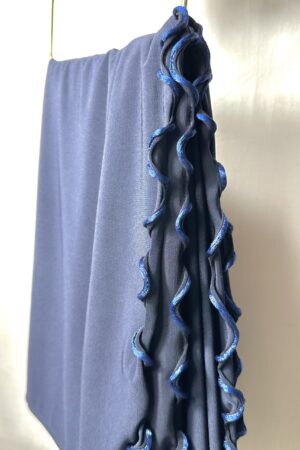 Jersey Premium Frisé Bleu Nuit - Pure Mastour