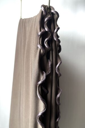 Jersey Premium Frisé Brun Prune - Pure Mastour
