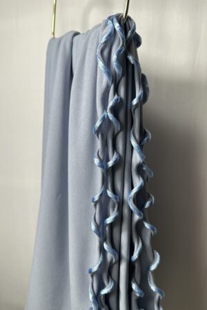 Jersey Premium Frisé Bleu Poudré - Pure Mastour