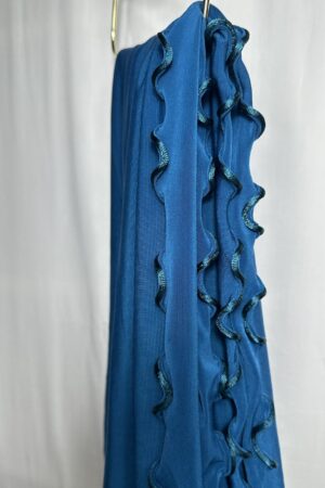 Jersey Premium Frisé Bleu Pétrole - Pure Mastour