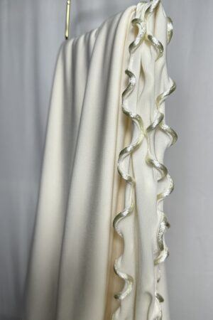 Jersey Premium Frisé Blanc Cassé - Pure Mastour