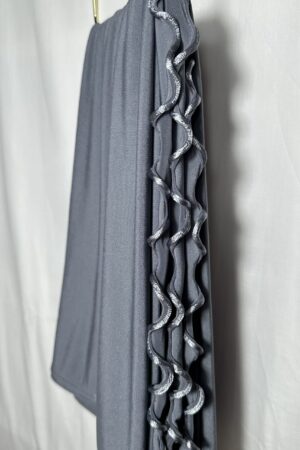 Jersey Premium Frisé Gris Ardoise - Pure Mastour